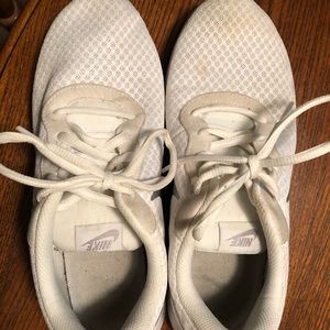 Nike white gym shoes